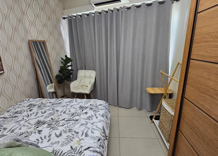 Moa Shell Residences Spacious 1br With View Wifi And Netflix Manila